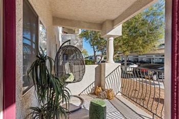 Oversized private balconies and patios